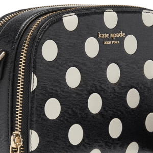 Kate Spade Devin Breezy Dot Double Zip Dome Crossbody